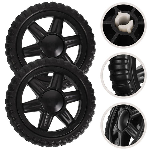 4pcs BESTOYARD Replacement Shopping Cart Wheels for Rolling Cart Black Rolling Caster Wheels