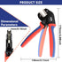 HKS Crimping Tool for Open Barrel Terminals, 24-16 AWG Labor-saving Crimper for AMP-TE
