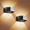 B-right Motion Sensor Wall Lights, 2 Pack Rechargeable Battery Operated Wall Sconce