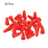 MECCANIXITY 30 Pieces Solid Red Silicone Rubber Tapered Plug 5mm to 9mm for Laboratory Use, Powder Coating, Painting,