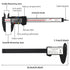 Digital Caliper - Esydon Upgraded 6 Inch Measuring Tool, Electronic Ruler with Large LCD Screen