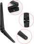 Mormchlots 24Pcs 10 8 Inch x Black Shelf Brackets, Heavy-Duty Metal Steel Corner L Brackets for Shelves Shelf