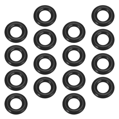 Othmro 50Pcs Nitrile Rubber O-Rings, 0.13in Wire Dia, 0.51in OD, Metric Sealing Washers for Plumbing, Black