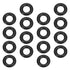 Othmro 50Pcs Nitrile Rubber O-Rings, 0.13in Wire Dia, 0.51in OD, Metric Sealing Washers for Plumbing, Black