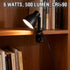 CeSunlight 90+ 3 10 Dimmable (6W/2Packs) CRI Clip on Reading Lamp, Clip on Light for Bed
