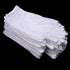 12 Pairs White Cotton Gloves, Soft Cloth Dust Gloves for Men Women, Art Crafting Handling, Eczema, BBQ, X-Large