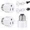 Outlet Light Socket Adapter, Screw in Outlet Socket, E26 Light Bulb to Outlet Socket Converter for Porch Light, Camera,