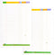 Rancco A6 Budget Planner Refill Paper, 90 Pages Colorful 6-Ring Binder Expense Tracker with Divider, Pouch, Ruler