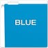 Pendaflex Recycled Hanging Folders, Blue, Letter Size, 1/5 Cut, 25/BX (81603)
