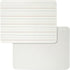 Charles Leonard Dry Erase Board - Two Sided Magnetic Plain/Lined, Pack of 3 for Classroom Use