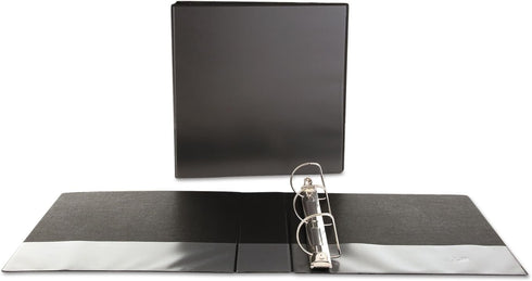 Universal Slant D-Ring View Binder, Black, 2" Capacity, 3 Rings, 11 x 8.5 Size