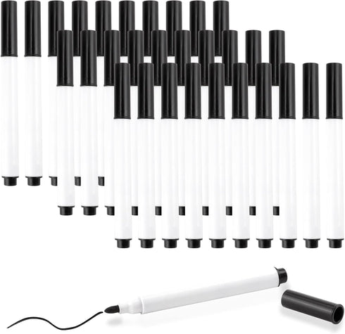 RETON 30 Pcs Dry Erase Markers, Mini Whiteboard Pens with Fine Tip for Classroom and Office