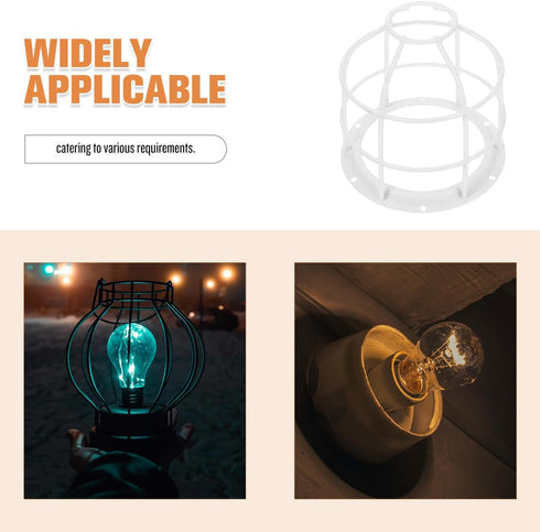 Bulb Bulb 5.70In Uonlytech Industrial Protector Cage Light Guard Shade Cover Wire Lamp Shade Frame Light Covers