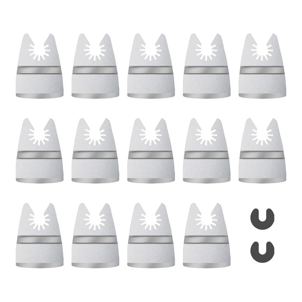 14pcs Oscillating Scraper Blades, 2 Inch Universal Tool Blades for Carpet Tile Adhesives