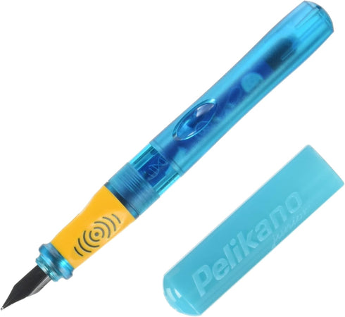 Pelikan Pelikano Jr. Fountain Pen, Left-Handed, Medium Nib, Turquoise, 1 Pen