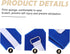 2pcs minkissy Elderly Patient Strap for Medical Grade Wrist and Ankle Holders for Hospital Use Easy Installation