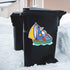 Azeeda (DW00085999) 'Toy Sailing Boat' White Premium Vinyl Decal Sticker Waterproof, Durable & Easy to Apply - Ideal