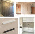 LC LICTOP Finger Edge Pull Concealed Handle - 250mm/9.8" for Home Kitchen Door Drawer Cabinet (4Pcs)