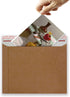Rigid Mailers 30 Pack, 9.5 x 12.5 inches Brown Self Seal Stay Flat Bulk Cardboard Kraft Mailers