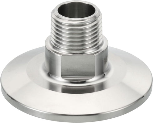 PATIKIL 1.5 Inch TC Tri Clamps Adaptor, Tri-Clover Fittings to NPT 3/8"