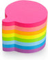 SIMONA Bubble Shape Sticky Notes, 8 Color Bright Colorful Sticky Pad, 75 Sheets/Pad Self-Sticky Note Pads