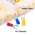 Glarks 240pcs Fork Spade Quick Splice Crimp Terminals Connectors Assortment Kit (22-16/16-14/12-10 Gauge)