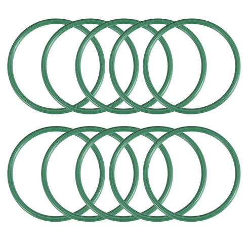 uxcell Fluorine Rubber O-Rings, Pack of 10, 50mm OD, 43.8mm ID, 3.1mm Width FKM Seal Gasket for Machinery Plumbing