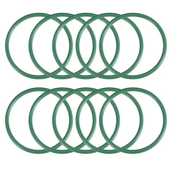 uxcell Fluorine Rubber O-Rings, Pack of 10, 50mm OD, 43.8mm ID, 3.1mm Width FKM Seal Gasket for Machinery Plumbing