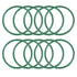 uxcell Fluorine Rubber O-Rings, Pack of 10, 50mm OD, 43.8mm ID, 3.1mm Width FKM Seal Gasket for Machinery Plumbing