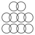 Othmro 10Pcs Nitrile Rubber O-Rings | 0.09in Wire Dia 1.77in OD Metric Sealing Nitrile NBR Rubber Washers