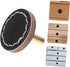 2pcs DOITOOL Round Cabinet Drawer Knobs Single Leather Pull Handles for Wardrobe Shoe Cabinet and Bedside Table Easy