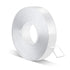 CLAVICHORD Double Sided Tape Heavy Duty, 1/2inch 10ft Clear Mounting Tape, Removable No Residue, Strong Adhesive