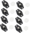 PRETYZOOM 8pcs Material Storage Case Caster Adhesive Rolling Wheels High Load Capacity
