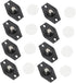 PRETYZOOM 8pcs Material Storage Case Caster Adhesive Rolling Wheels High Load Capacity