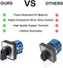 Changeover Switch LW28-20, 3 Positions 8 Terminals Universal Rotary Cam Selector Latching Switches
