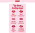 Generic 100 Pack 2x3.5 Inch Lip Blush Aftercare Cards Business Card Size, Lip Blush Healing Stages & Aftercare