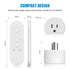 SURNICE Remote Control Outlet - 10A Wireless Light Switch for Household Appliances, 130 FT Range, 4 Outlets + 1 Remote