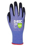 MAGID Touchscreen Level A4 Cut Resistant Work Gloves, 1 PR, Polyurethane Coated, Size 8/M, Reusable