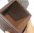 Black PU Leather Square Pens Pot - Pencils Holder Cup Desktop Stationery Organizer Case (L:3.35 x W:3.35 x H:4.72