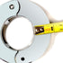 Floor and Ceiling Plate Split Flange, Fits 1-1/2 Inch IPS Galvanized Pipe, Chrome Finish