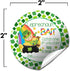 Leprechaun Bait Catch A Leprechaun St. Patrick’s Day Gift Tag Sticker Labels, 40 2" Party Circle Stickers by
