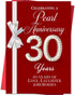 Beixian Sweet 30th Anniversary Card Gifts for Women Men, 30th Wedding Anniversary, 30