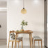 7.67X7.67X6.10In Healeved Woven Lamp Shade Rustic Rattan Pendant Light Cover Replacement Lampshade for Ceiling