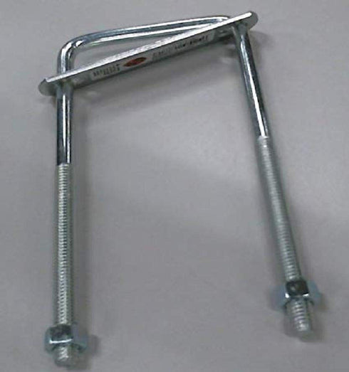 National Hardware N222-372 Zinc Plated 2192BC Square U Bolt, #657-3/8"x3"x7"