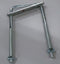 National Hardware N222-372 Zinc Plated 2192BC Square U Bolt, #657-3/8"x3"x7"