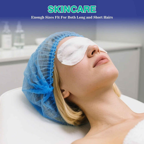 ROMSPRI 200 Pack Pull-out box Disposable Thick Hair Nets for Spray Tanning,for Women & Men - Non-Woven Breathable