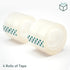 Wrap Buddies Adhesive Tape Rolls, Clear Tape Wrapping Paper Clamps, Multi-Purpose Sticky Tape (4 Pack)