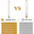 Leools T300 Dimmable LED Tubular Bulb 6W, Long Tube Vintage Filament Bulb, 60W Equivalent, 4000K Daylight, 4 Pack