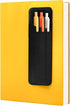 Epessa Stick-On Pen Holder for Notebook, Adhesive Pencil Sleeve Pouch for Journals, Planners, Notebooks, Reusable