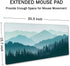 SSOIU 35.5" 15.7", Large Mouse Pad, Full Desk XXL Extended Gaming Mouse Pad X Waterproof Desk Mat with Stitched Edge
